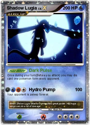 Pokemon Shadow Lugia