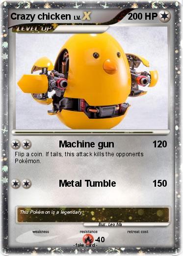 Pokemon Crazy chicken