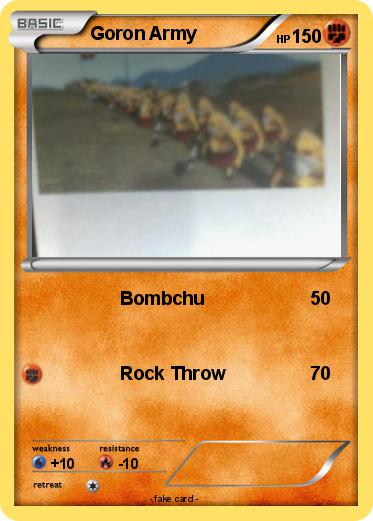 Pokemon Goron Army
