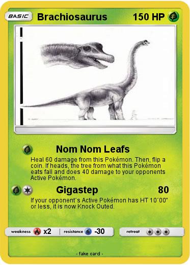 Pokemon Brachiosaurus