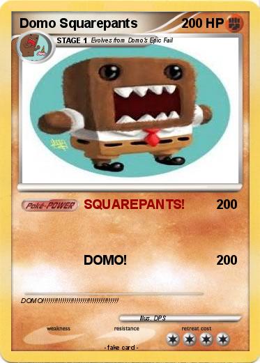 Pokemon Domo Squarepants