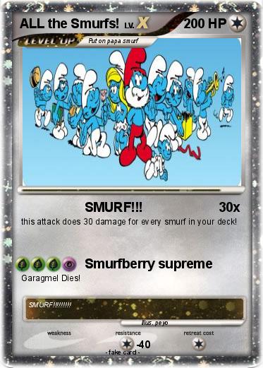 Pokemon ALL the Smurfs!