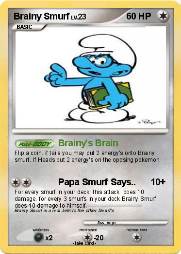 Pokemon Brainy Smurf
