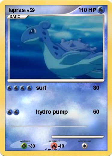 Pokemon lapras