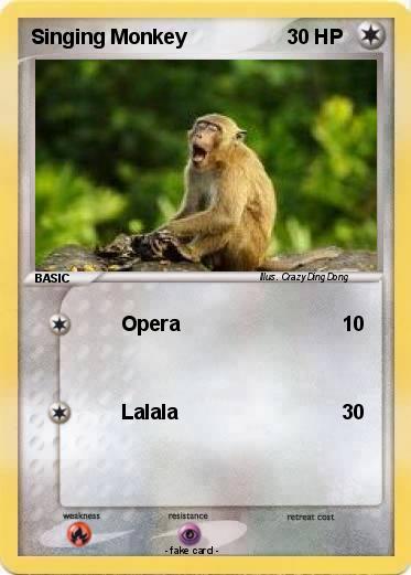 Pokemon Singing Monkey