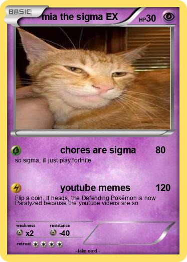 Pokemon mia the sigma EX