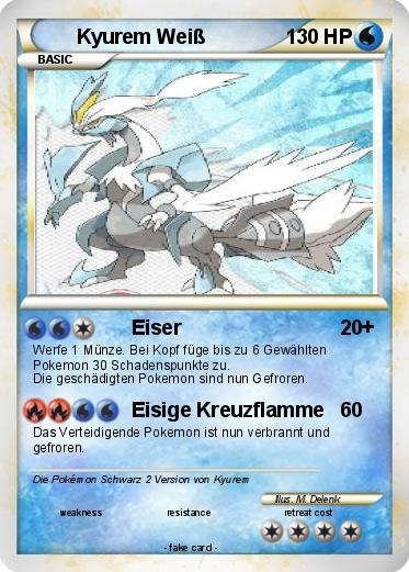 Pokemon Kyurem Weiß