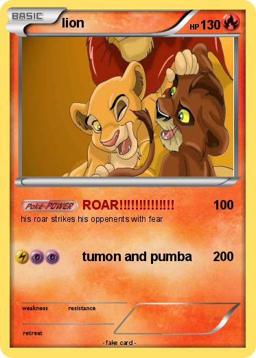 Pokemon lion