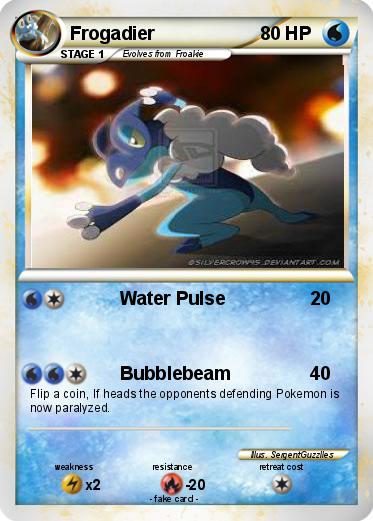 Pokemon Frogadier