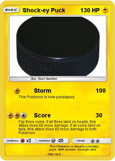 Pokemon Shock-ey Puck