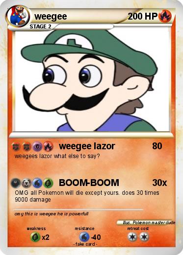 Pokemon weegee