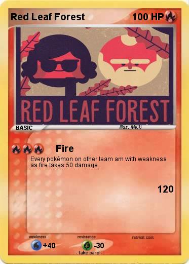 Pokemon Red Leaf Forest
