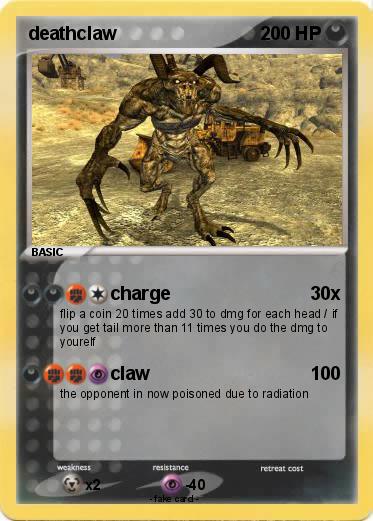 Pokemon deathclaw
