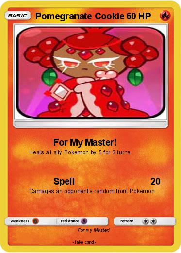 Pokemon Pomegranate Cookie