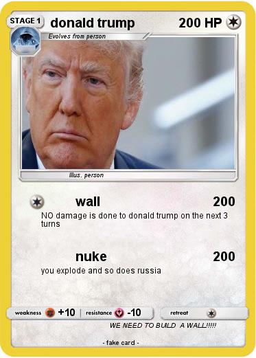 Pokemon donald trump