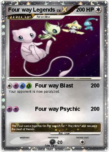 Pokemon Four way Legends