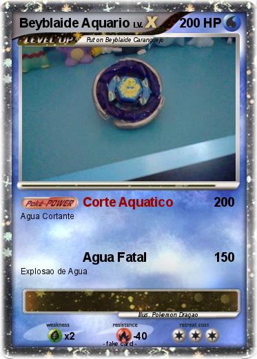 Pokemon Beyblaide Aquario
