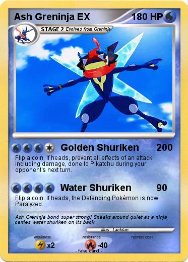 Pokemon Ash Greninja EX