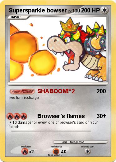 Pokemon Supersparkle bowser