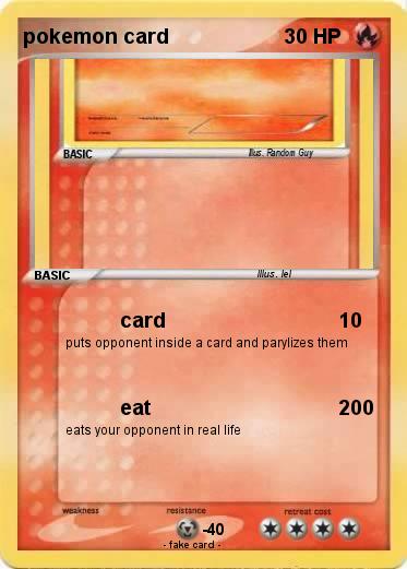 Pokemon pokemon card