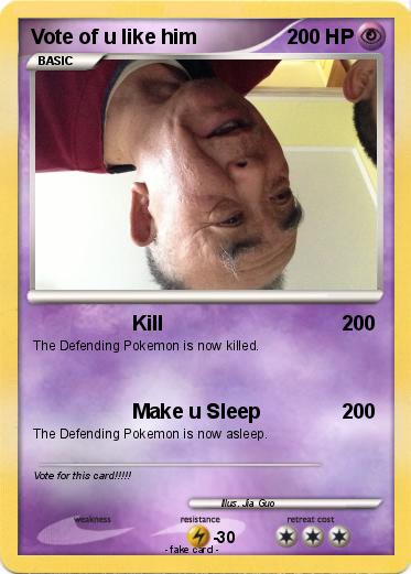 Pokemon Vote of u like him
