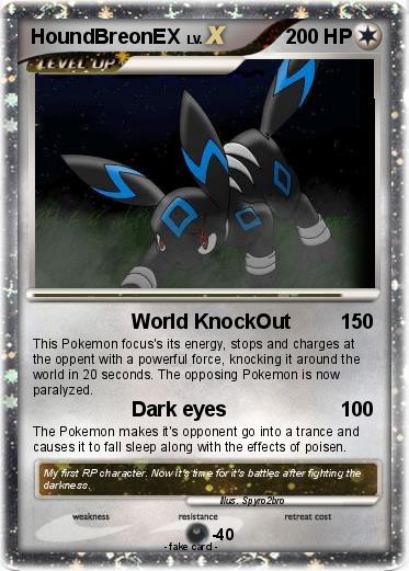 Pokemon HoundBreonEX