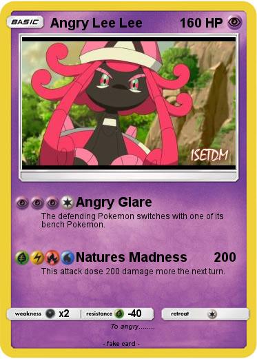 Pokemon Angry Lee Lee
