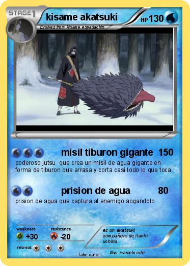 Pokemon kisame akatsuki