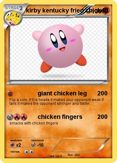 Pokemon kirby kentucky fried chicken