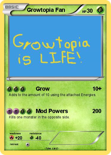 Pokemon Growtopia Fan