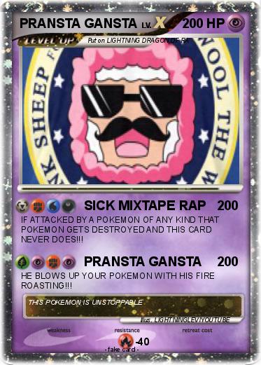 Pokemon PRANSTA GANSTA