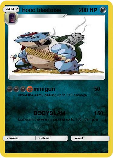 Pokemon hood blastoise