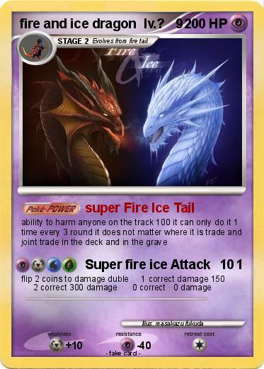Pokemon fire and ice dragon  lv.?   9