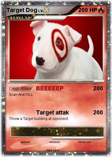 Pokemon Target Dog