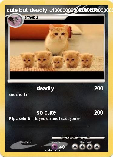 Pokemon cute but deadly