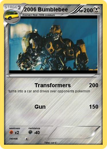 Pokemon 2006 Bumblebee