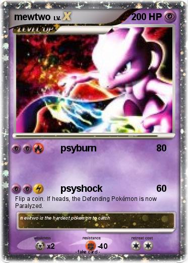 Pokemon mewtwo