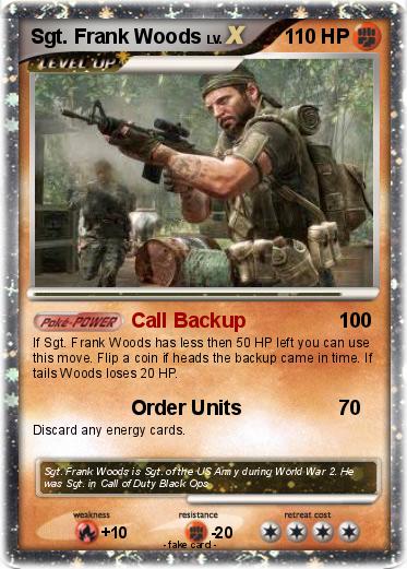 Pokemon Sgt. Frank Woods