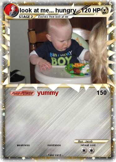 Pokemon look at me... hungry