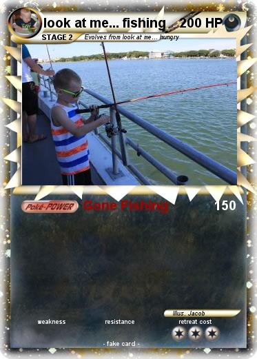 Pokemon look at me... fishing