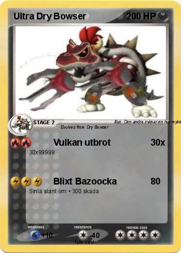Pokemon Ultra Dry Bowser