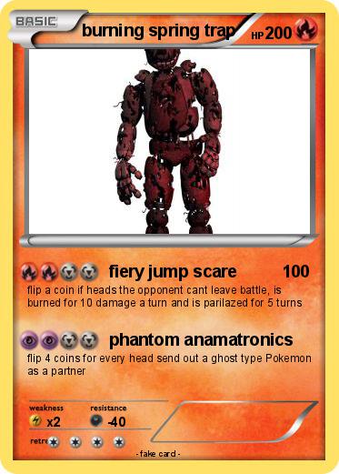 Pokemon burning spring trap