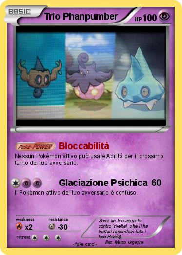 Pokemon Trio Phanpumber