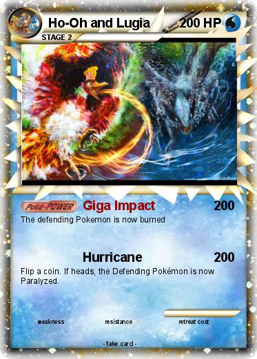 Pokemon Ho-Oh and Lugia