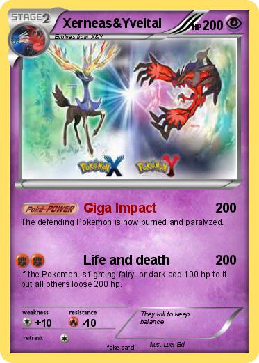 Pokemon Xerneas&Yveltal