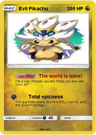 Pokemon Evil Pikachu