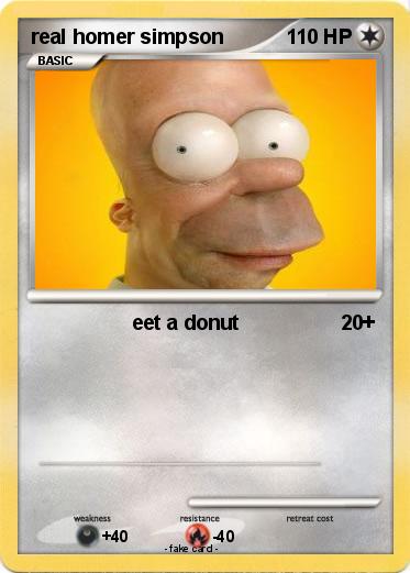 Pokemon real homer simpson