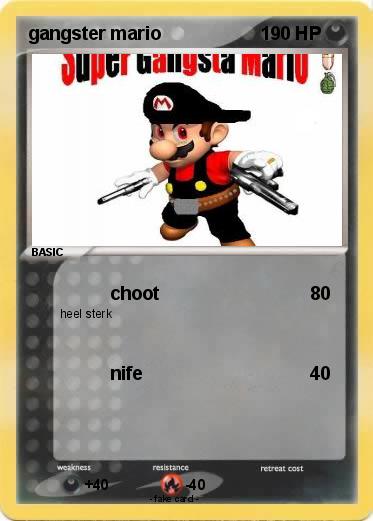 Pokemon gangster mario