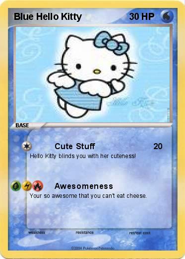 Pokemon Blue Hello Kitty   