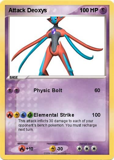 Pokemon Attack Deoxys